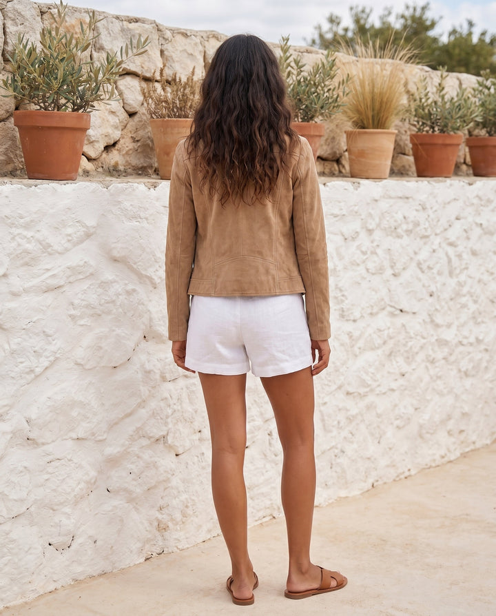 Women's Timeless Suede Biker Jacket