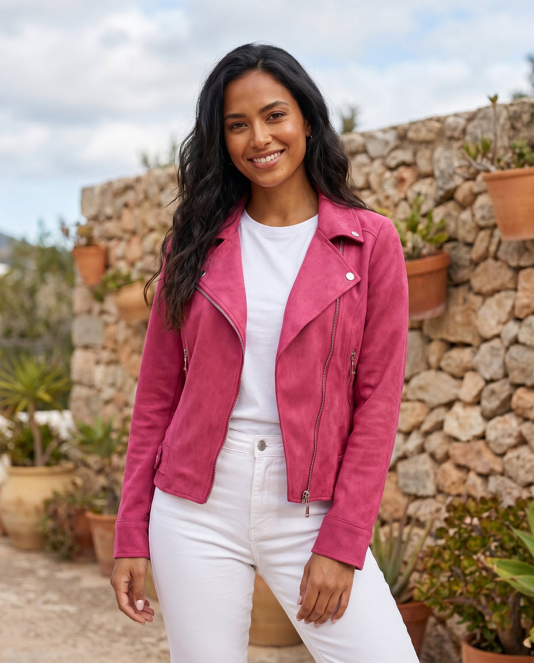 Women's Timeless Suede Biker Jacket