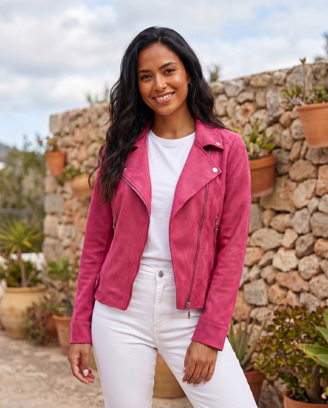 Women's Timeless Suede Biker Jacket