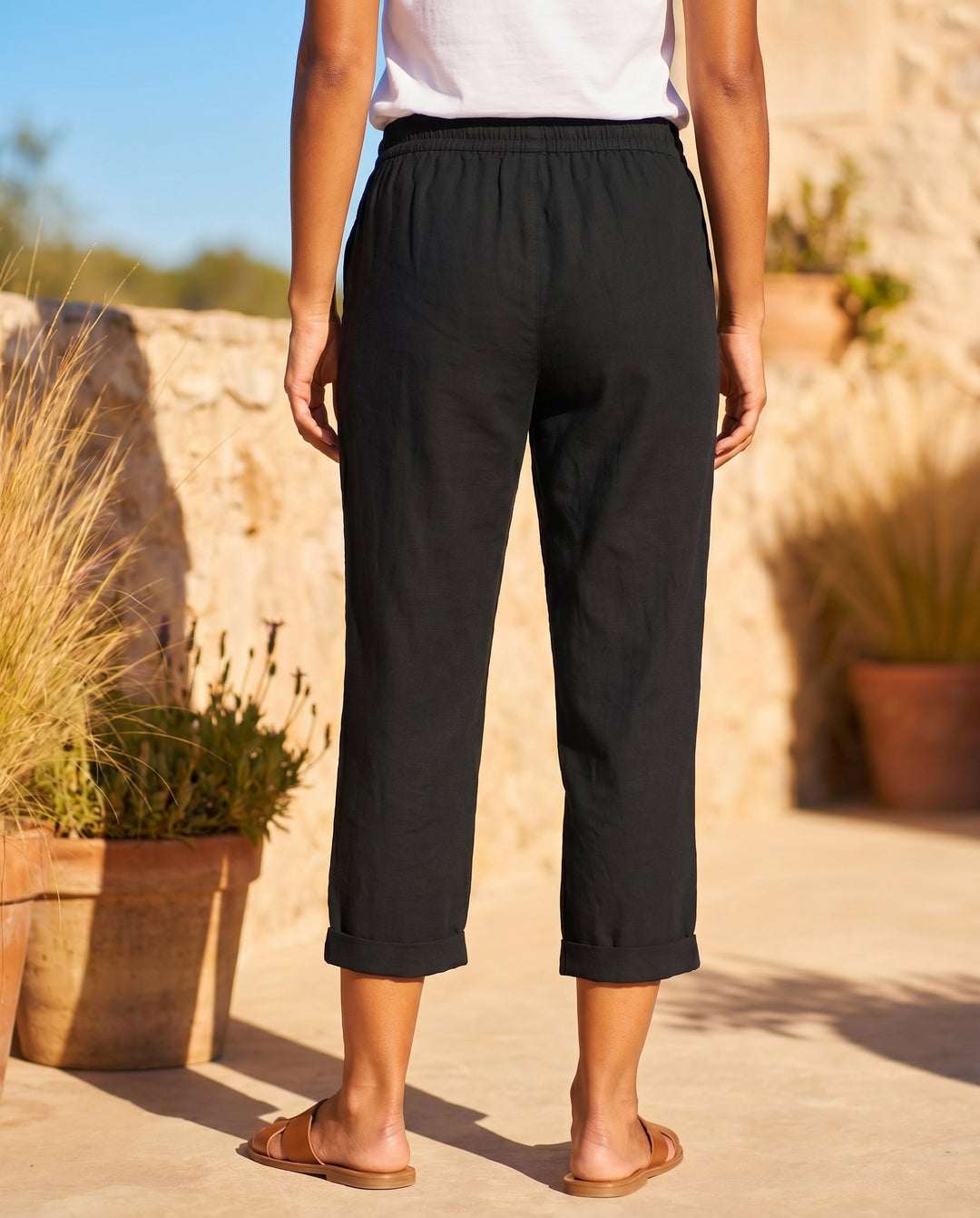 Giselle | Women's Timeless Relaxed Capri Pants