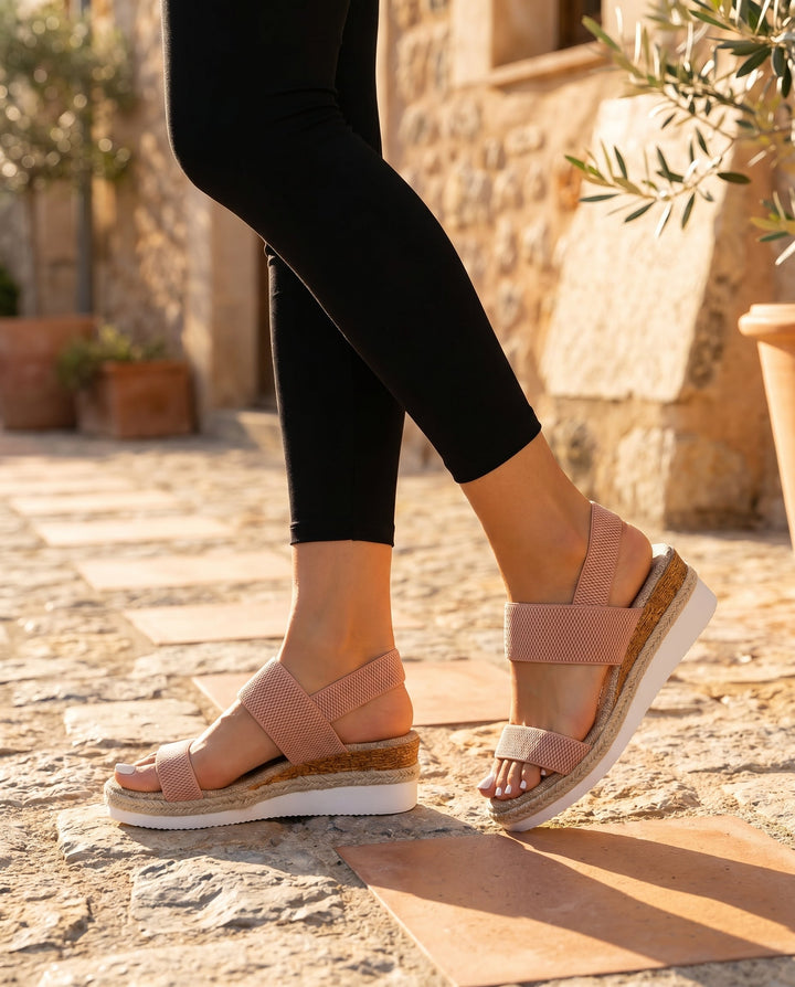 Natalie | Women's Elegant Cushioned Slip-On Sandals