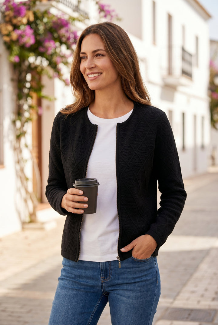 Women's Stylish Lightweight Bomber Jacket for Year-Round Comfort