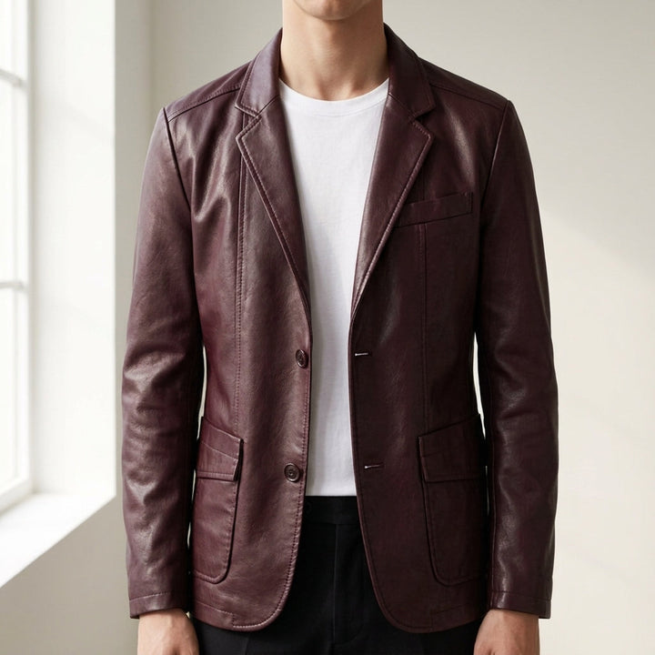 Men's Classic Leather Jacket