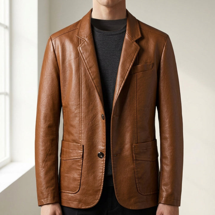 Men's Classic Leather Jacket