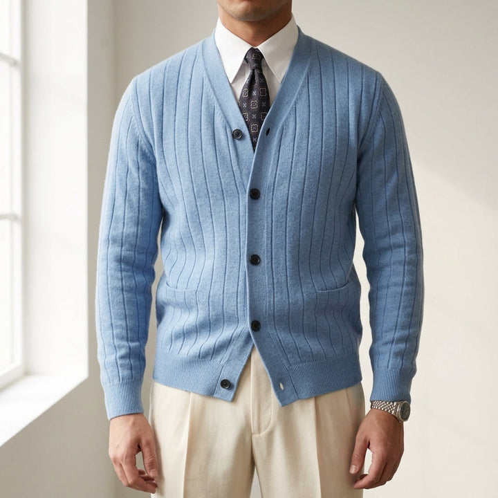 Men's Cozy Knit Cardigan Sweater