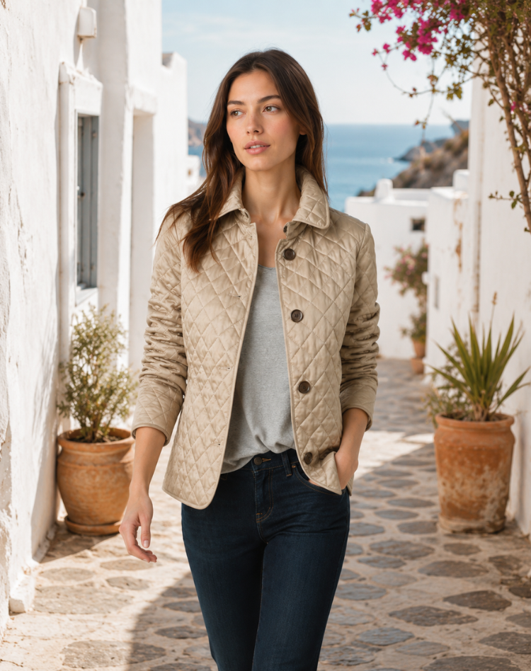 Women's Lightweight Quilted Jacket – Stylish Design for Transitional Weather