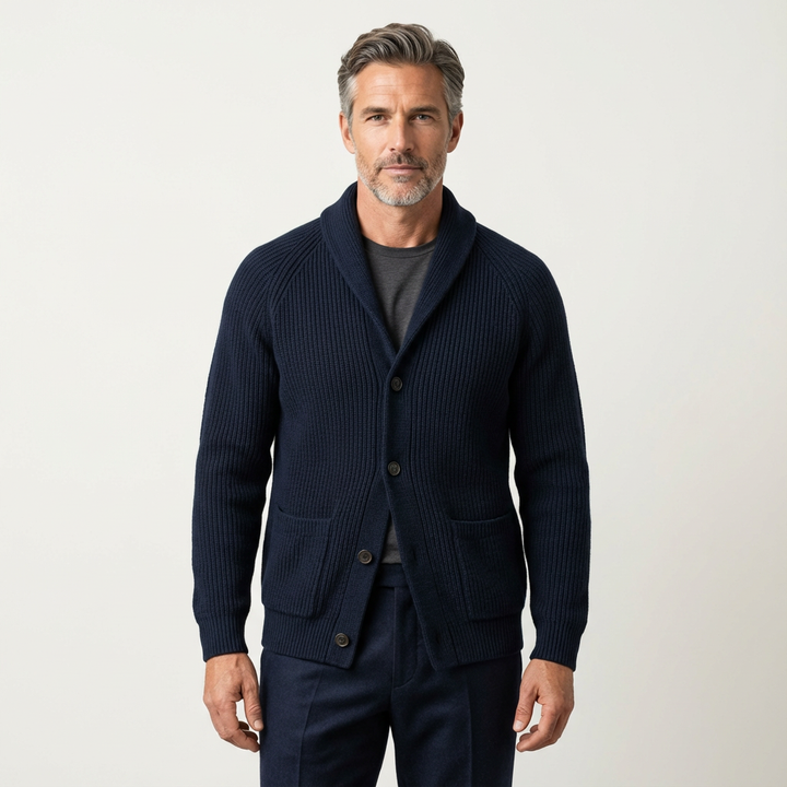 Men's Ribbed Wool Vest