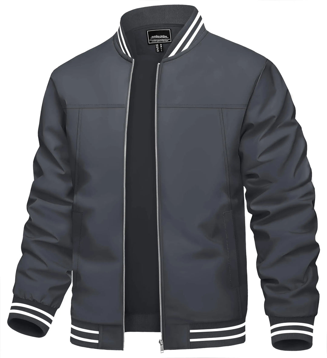 Men's Lightweight Full Zip Windbreaker Jacket