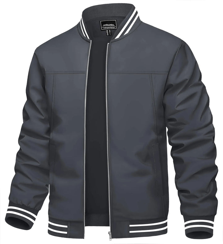 Men's Lightweight Full Zip Windbreaker Jacket