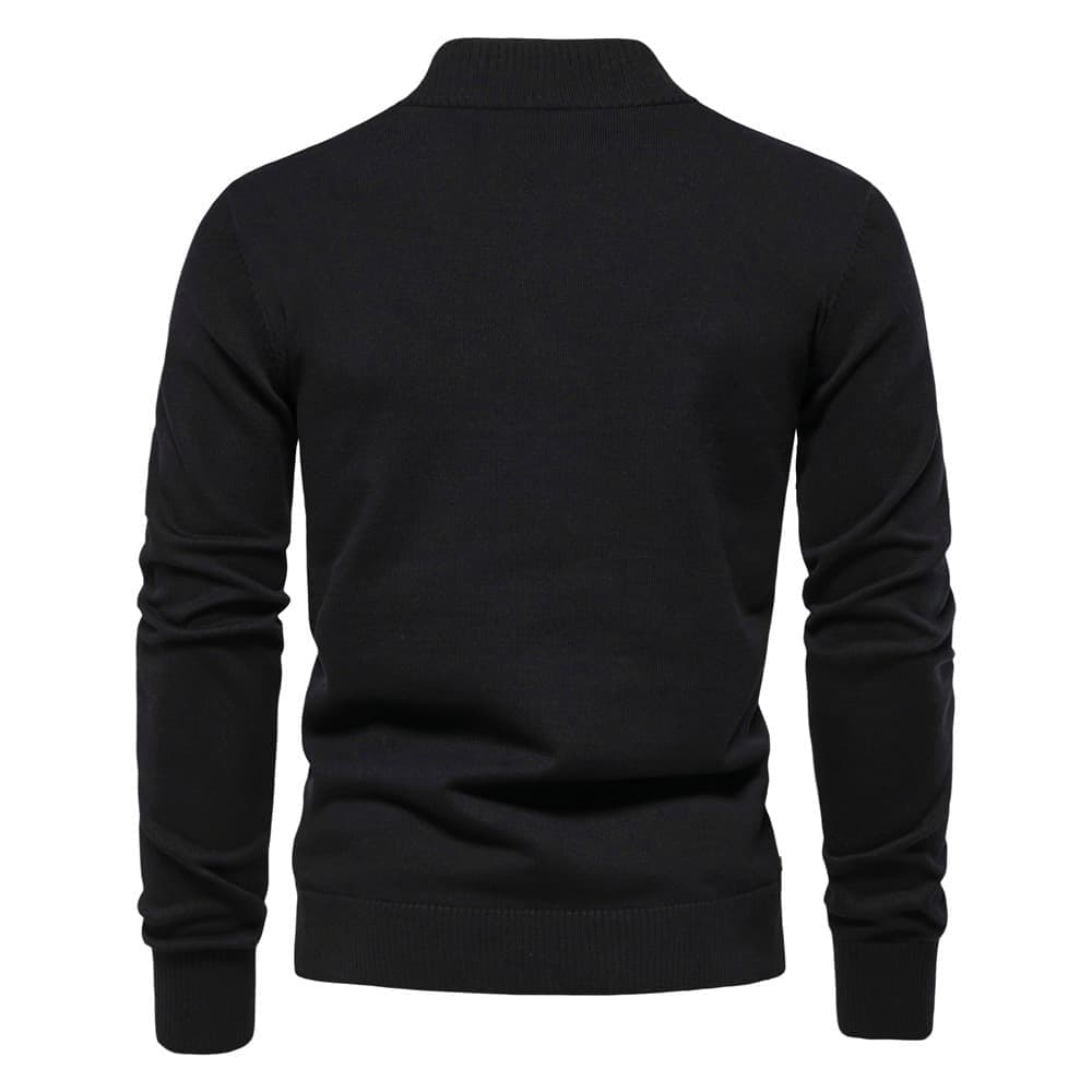 Men's Classic Knit Button-Up Cardigan