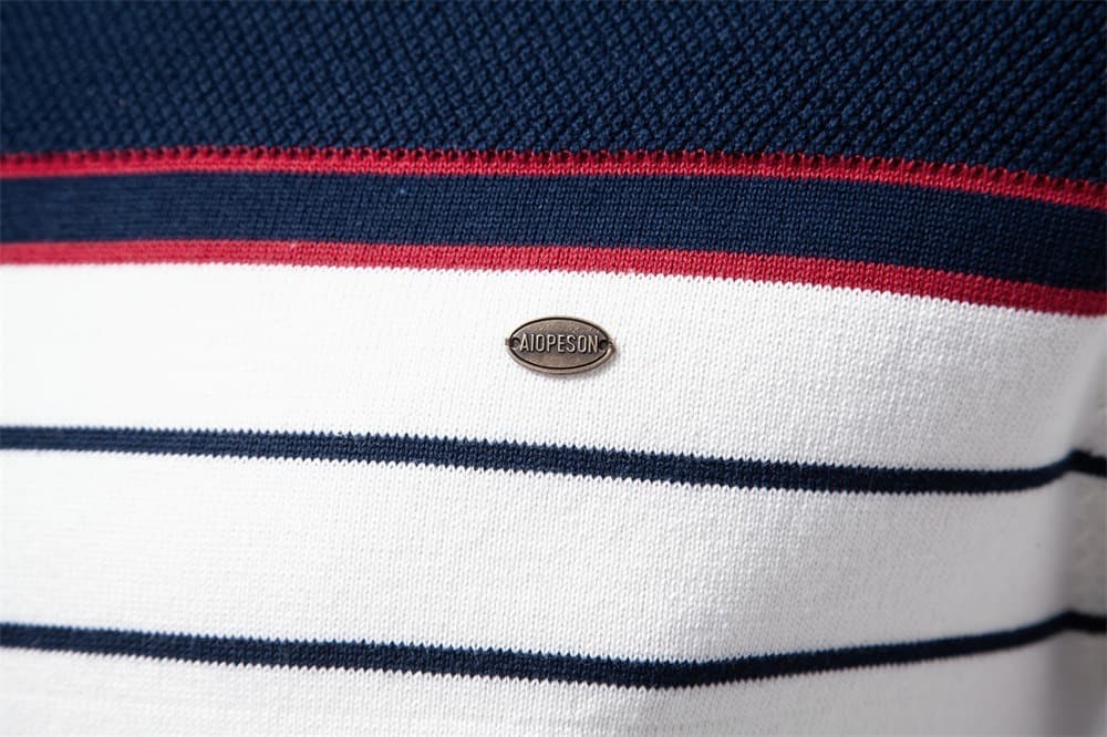 Men's Classic Striped Crew Neck Sweater