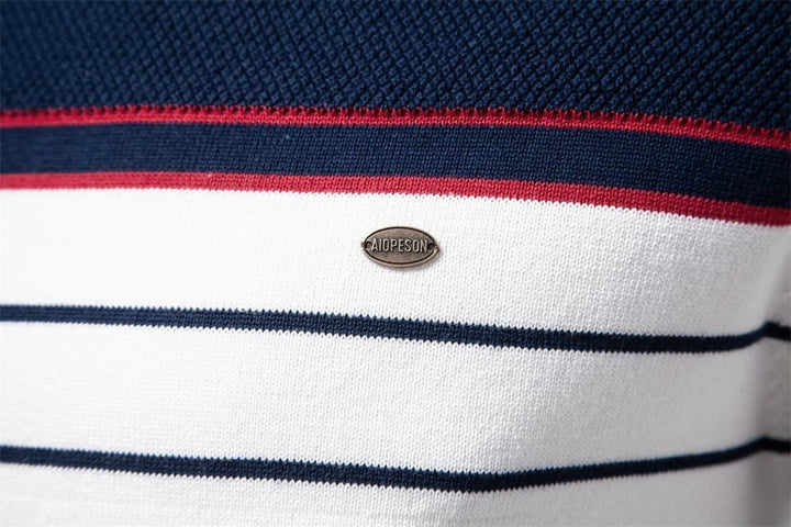 Men's Classic Striped Crew Neck Sweater