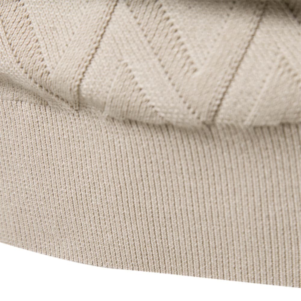 Men's Diamond Knit Crew Sweater