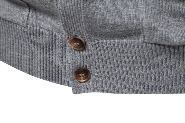 Men's Classic Knit Button-Up Cardigan