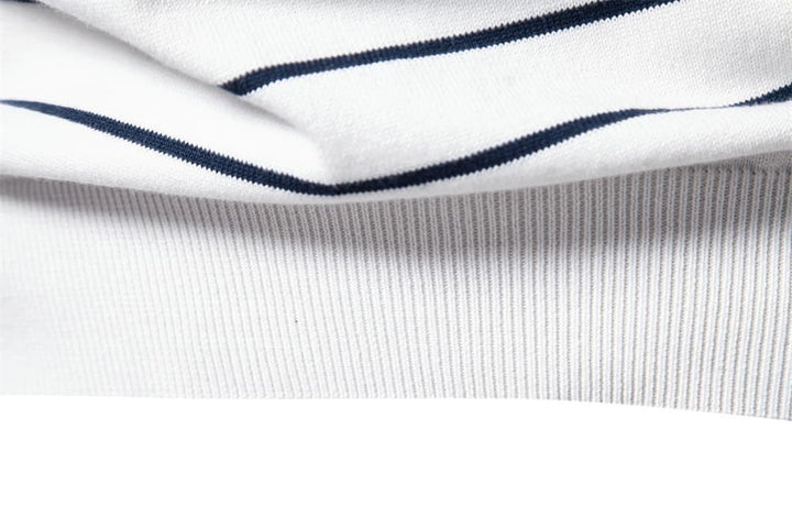 Men's Classic Striped Crew Neck Sweater