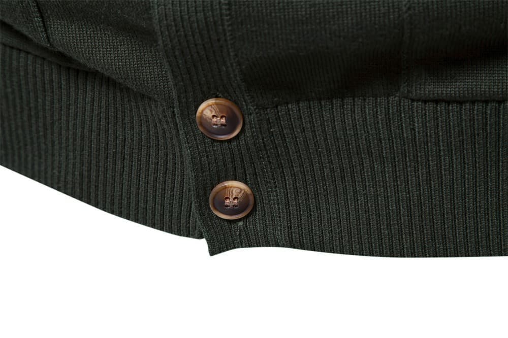 Men's Classic Knit Button-Up Cardigan