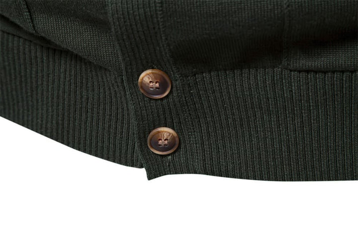Men's Classic Knit Button-Up Cardigan