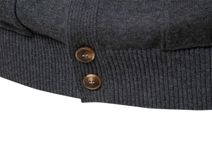 Men's Classic Knit Button-Up Cardigan