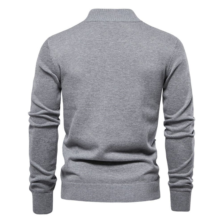 Men's Classic Knit Button-Up Cardigan