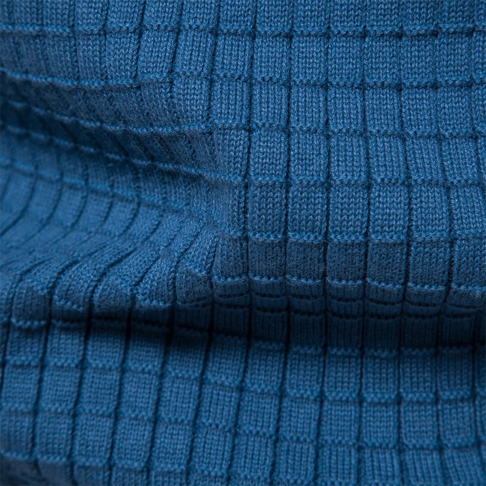 Men's Classic Grid Crew Neck Sweater