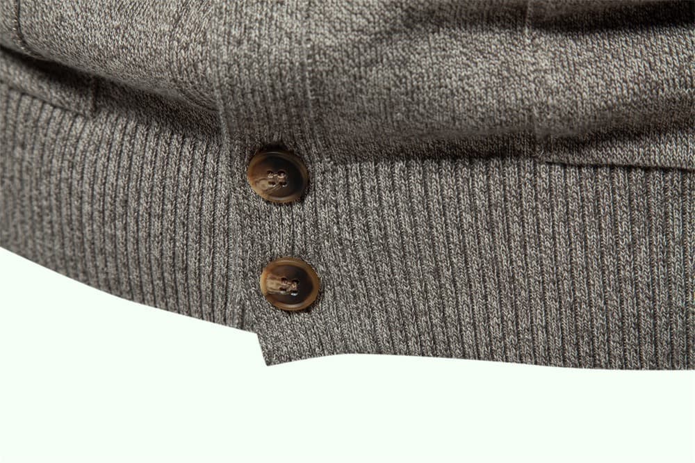 Men's Classic Knit Button-Up Cardigan