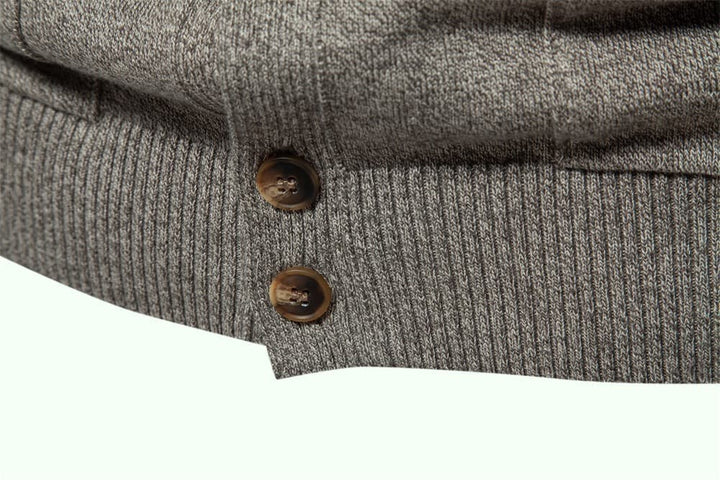 Men's Classic Knit Button-Up Cardigan
