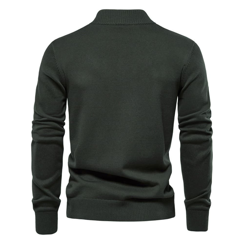 Men's Classic Knit Button-Up Cardigan