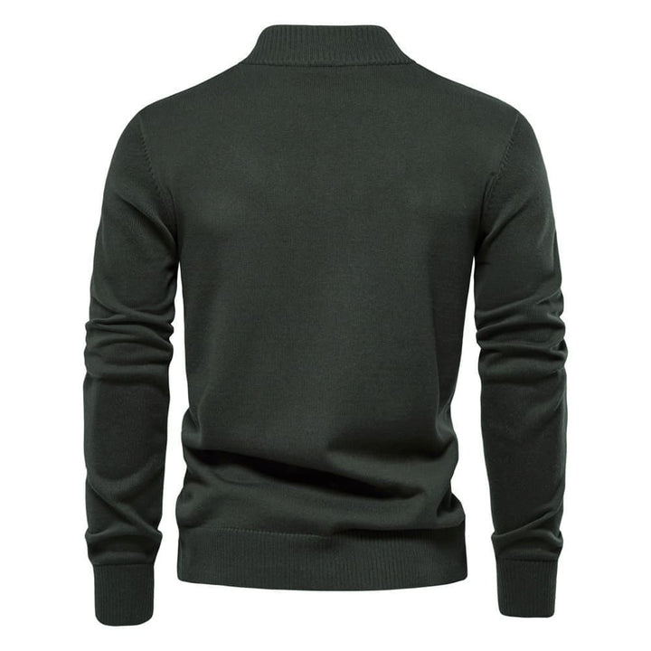 Men's Classic Knit Button-Up Cardigan