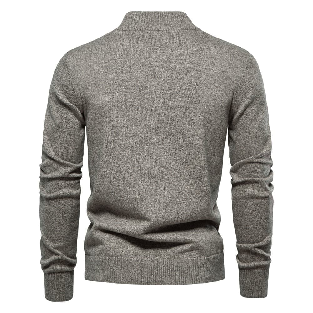 Men's Classic Knit Button-Up Cardigan