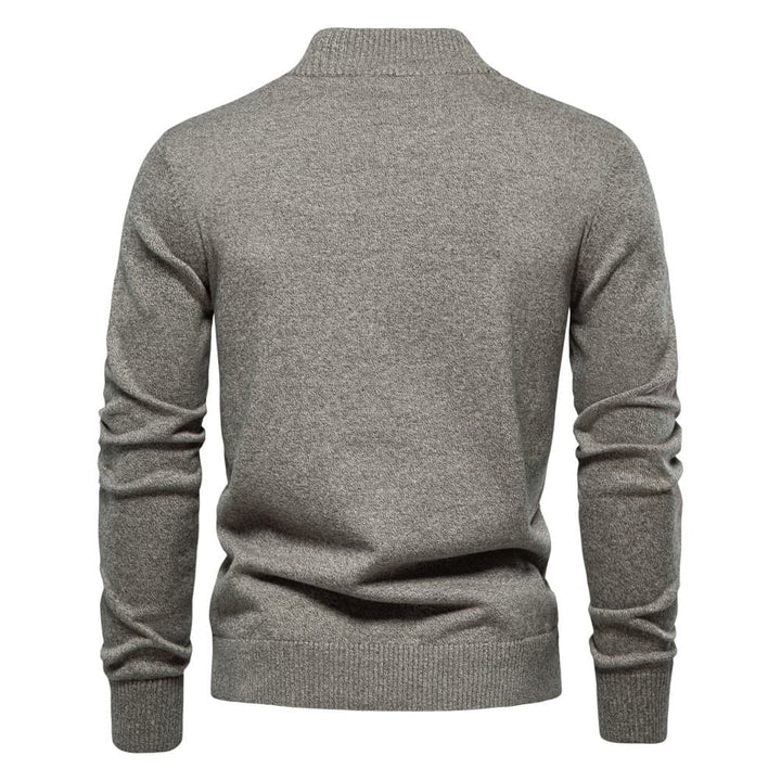 Men's Classic Knit Button-Up Cardigan