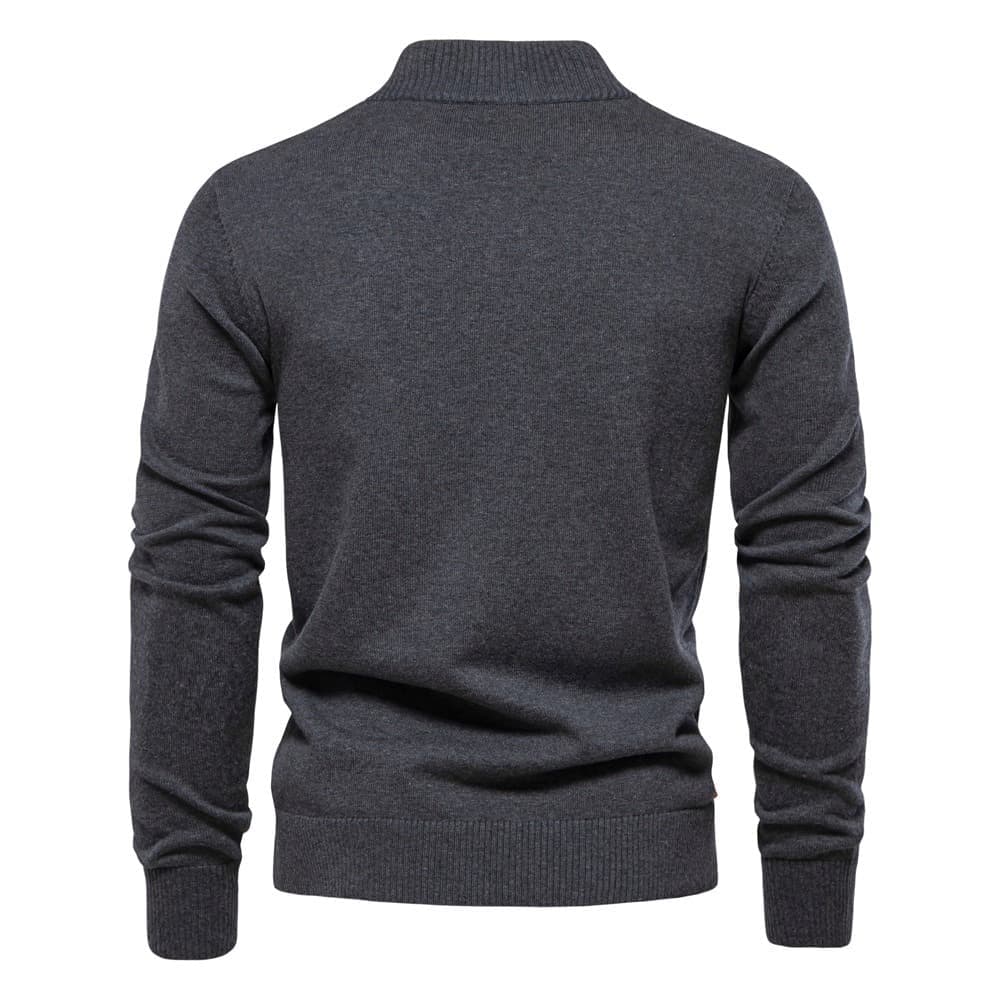 Men's Classic Knit Button-Up Cardigan