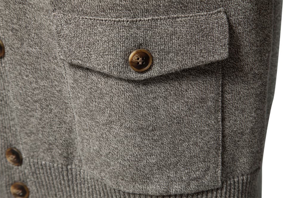 Men's Classic Knit Button-Up Cardigan