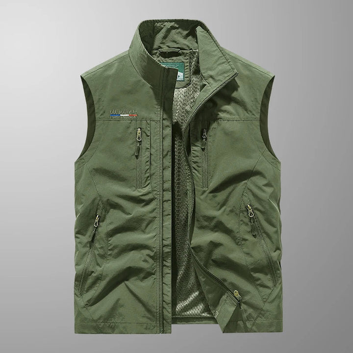 Men's Lightweight Multi-Pocket Vest for Comfort and Style