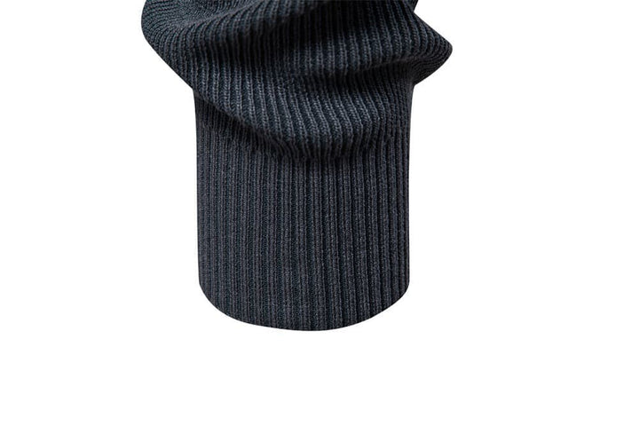 Men's Waffle Knit Crewneck Sweater for Cozy Style