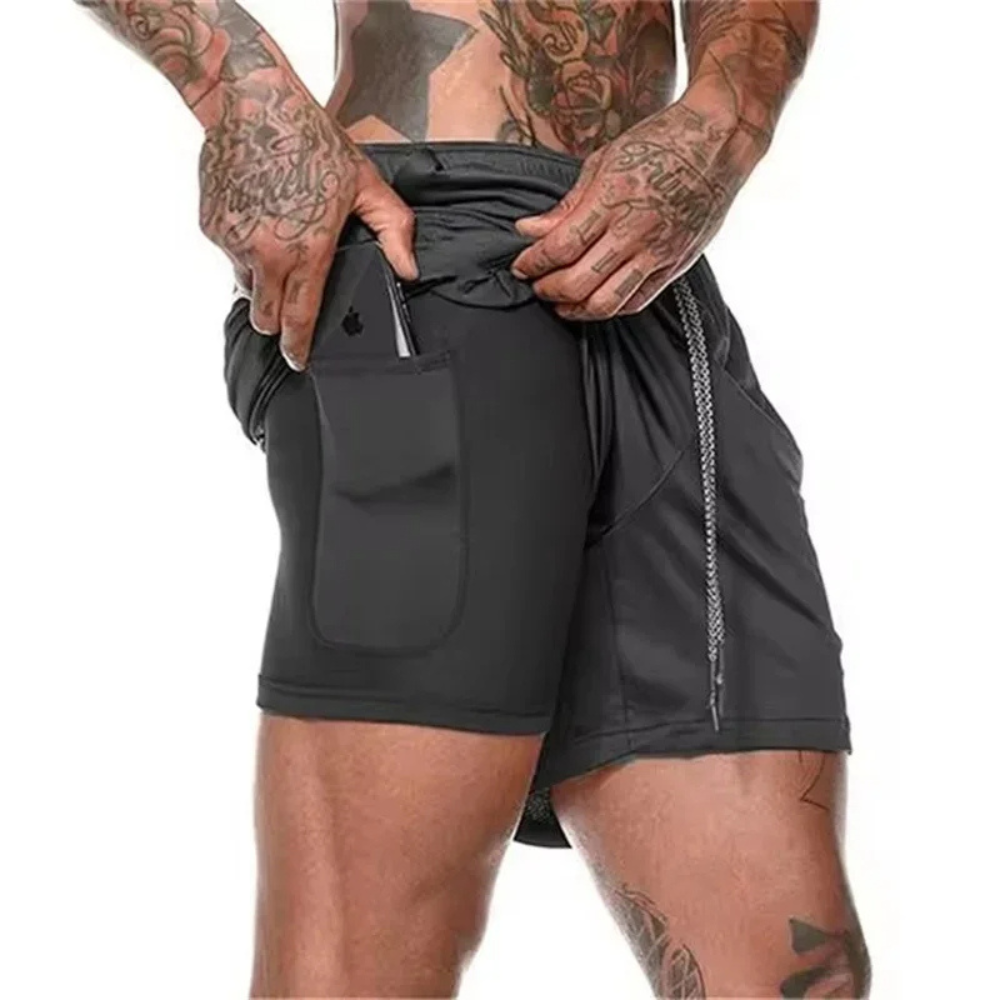 Men's 2-in-1 Sport Shorts – Designed for Performance and Comfort