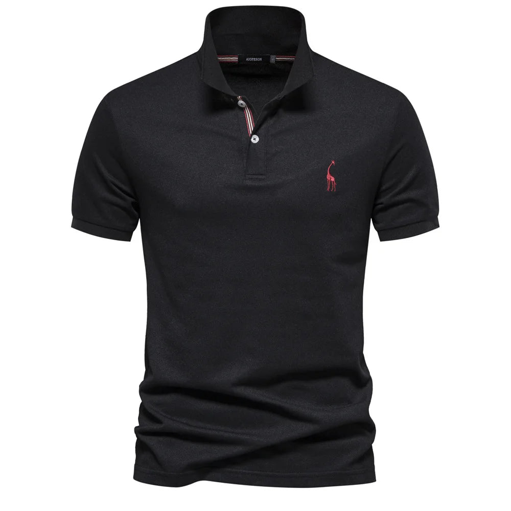 Men's Classic Polo Shirt with Embroidery - Timeless Style & Detail