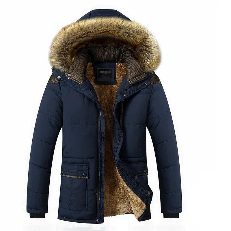 Men's Insulated Parka Jacket for Cold Weather Protection