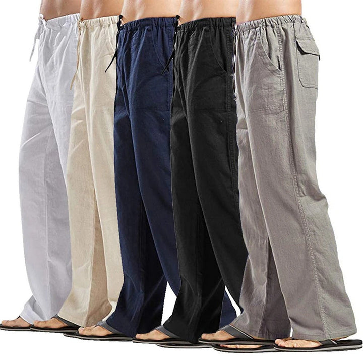 Men's Airy Leisure Trousers with Tunnel Design for Comfort