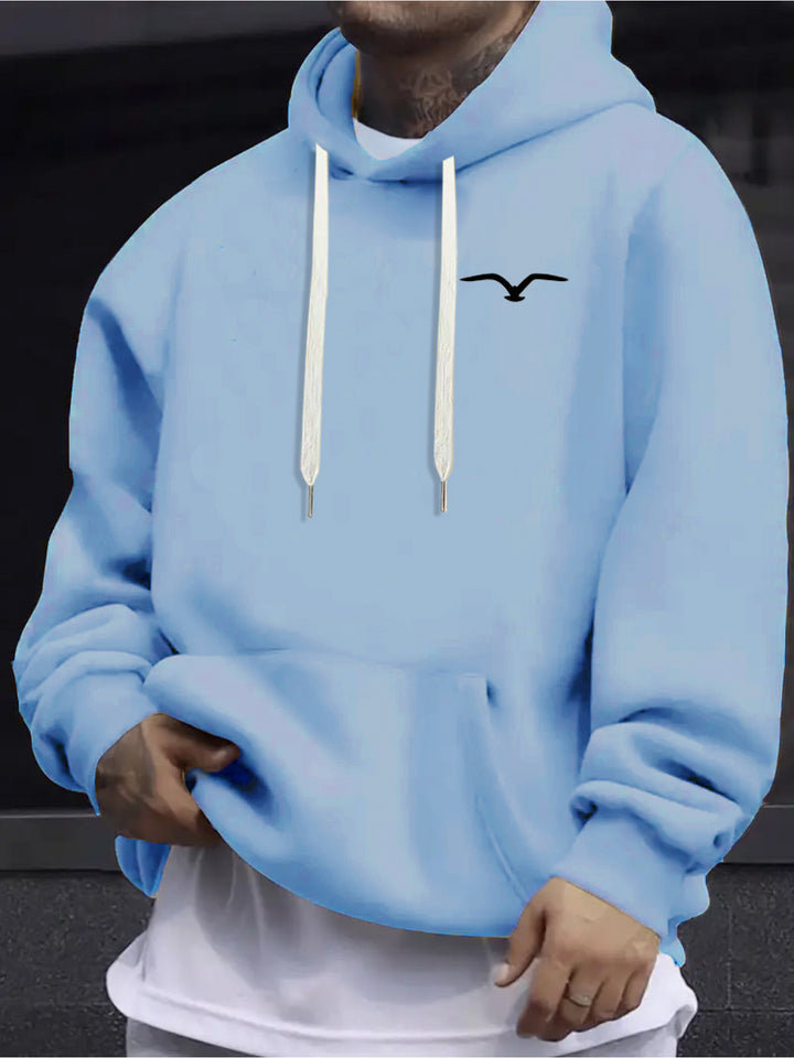 Men's Casual Cozy Long Sleeve Hooded Sweatshirt for Autumn Winter