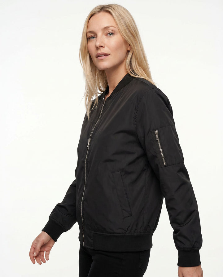 Women's Lightweight Casual Bomber Jacket for Everyday Wear