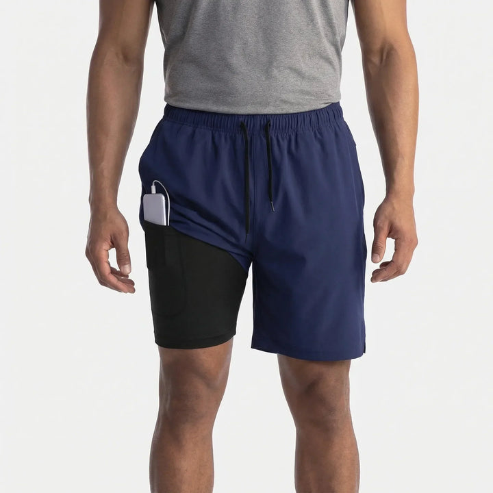 Freddie | Men's 2-in-1 Sports Shorts with Liner