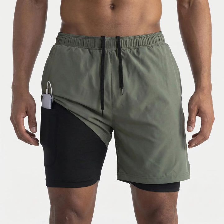 Freddie | Men's 2-in-1 Sports Shorts with Liner