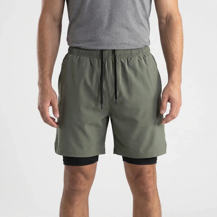 Freddie | Men's 2-in-1 Sports Shorts with Liner