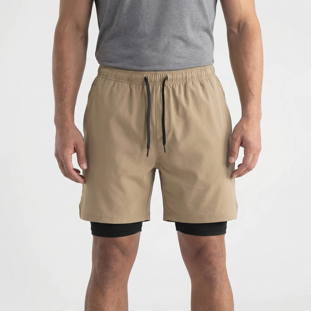 Freddie | Men's 2-in-1 Sports Shorts with Liner