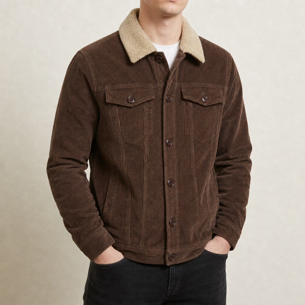 Men's Corduroy Sherpa Jacket