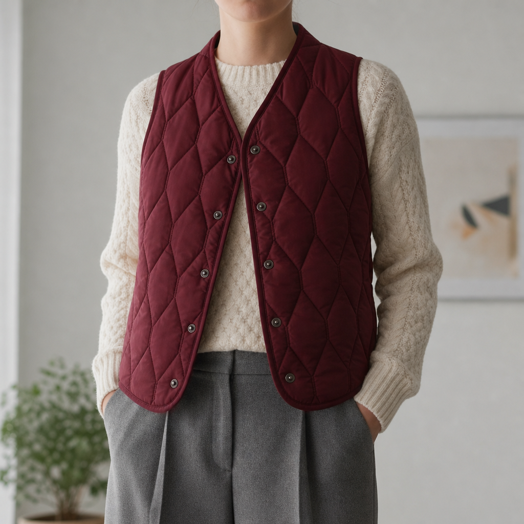 Women's Reversible Quilted Vest