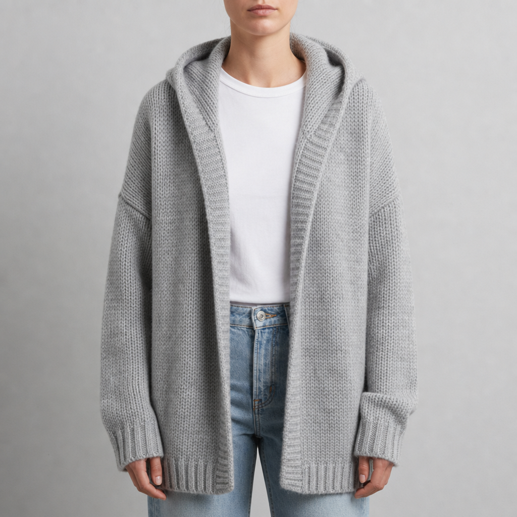 Women's Oversized Hooded Cardigan