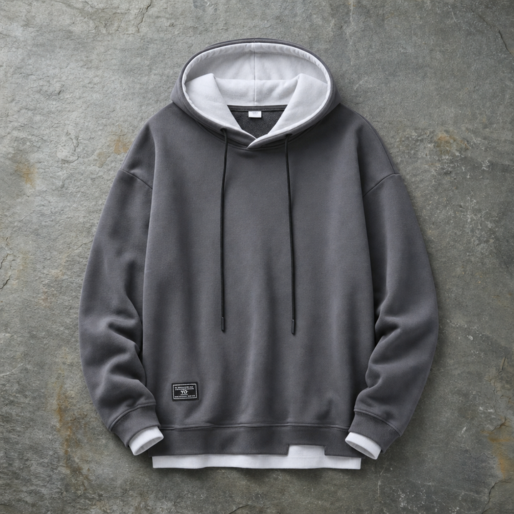 Women's Contrast Hood Pullover Hoodie