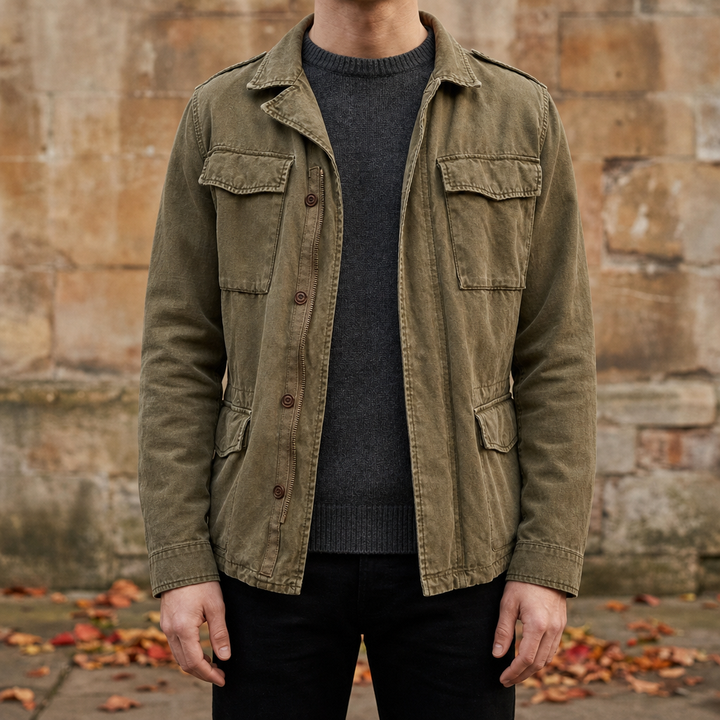 Men's Vintage Military Field Jacket