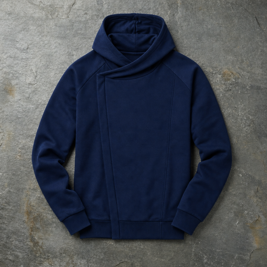 Men's Asymmetric Slim Fit Hoodie
